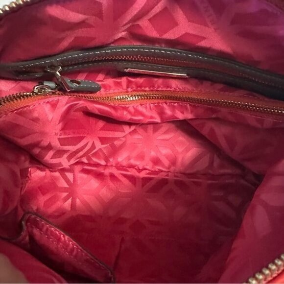 Trina Turk Red Saratoga Small Convertible Satchel - Picture 10 of 14